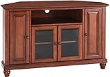 Crosley Furniture Cambridge 48-inch Corner TV Stand - Classic Cherry