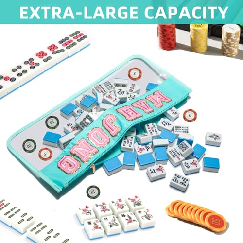 Bolsa para Mahjong Americana impermeable y transparente miniatura 3