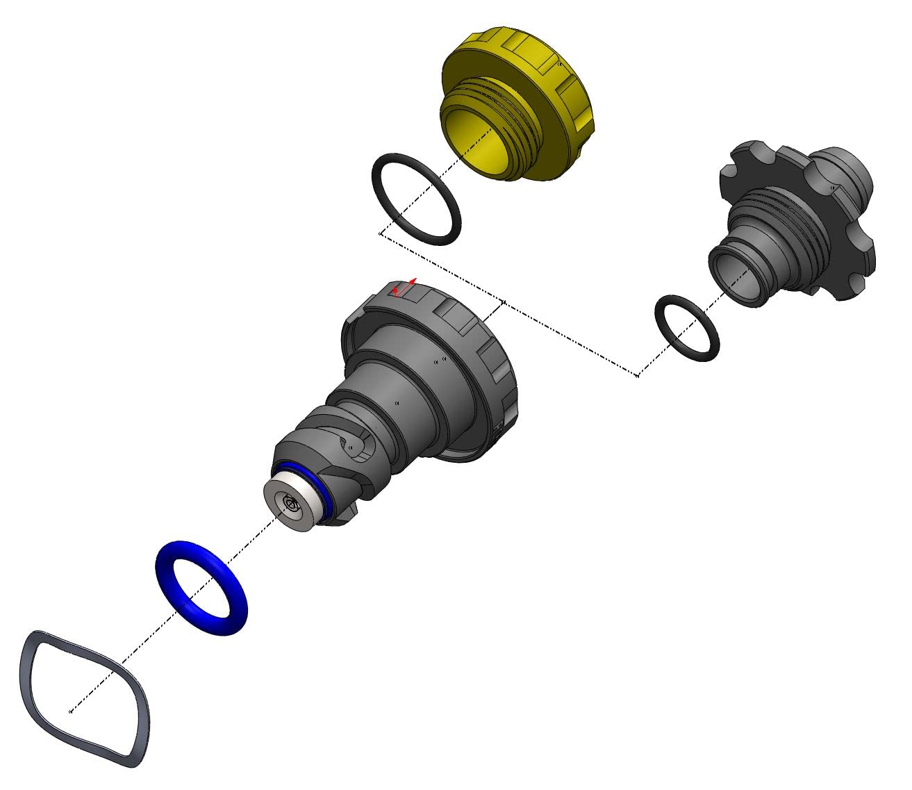 Ronin FactoryEasy Oil Drain Plug Replacement Parts - O-Rings and Wave Spring - for Ford F150 Raptor Mustang