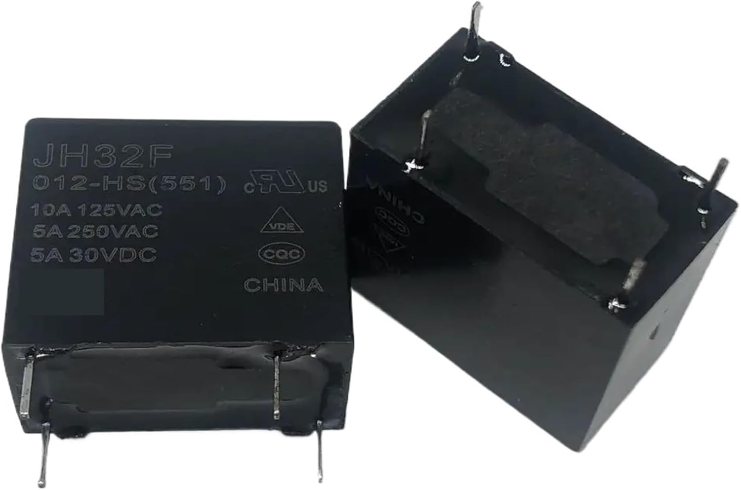 10PCS JH32F 012-HS(555) ; JH32F 012-HSL(555) ; JH32F 012-HS(551) ; (32F-1A-5A/3A) Relay 4 pins(JH32F 012-HSL(555))
