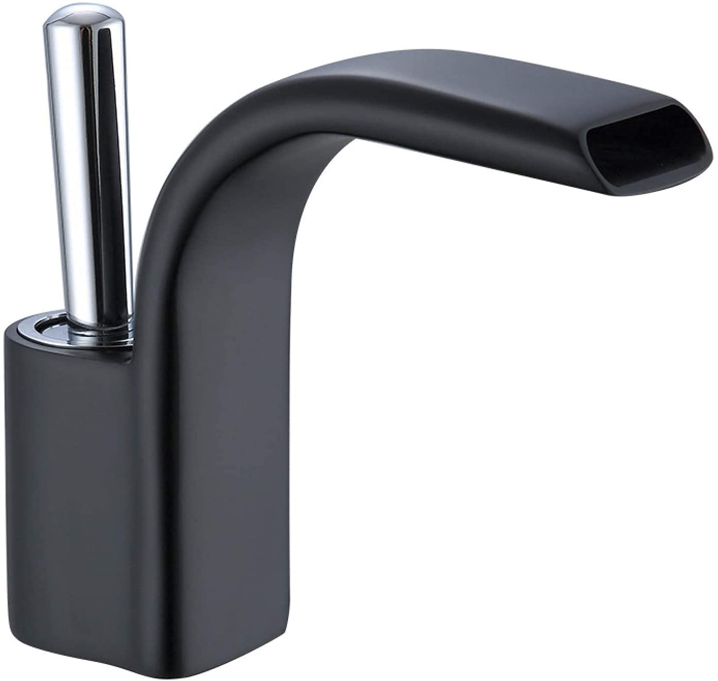 BHFPFZA Brass Kitchen Sink Faucet Deck Mount Waterfall Basin Mixer with den Handle Hot & Cold Water Tap for Bathroom Model 7 - Slish &