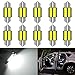 KATUR DE3175 DE3021 Festoon C5W LED Ampoules 31mm Lumière Blanche Canbus sans Erreur pour 3175 Lumière intérieure, Lumière de dôme, Lumière de Carte, Lumière de Porte, Lumière de Coffre (Lot de 10)