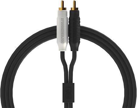 DJ TechTools Chroma Cables Audio RCA to RCA Cable 2mt | Black