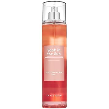 White Barn SOAK IN THE SUN Peach Sunset Fine Fragrance Mist 8 Fluid Ounce