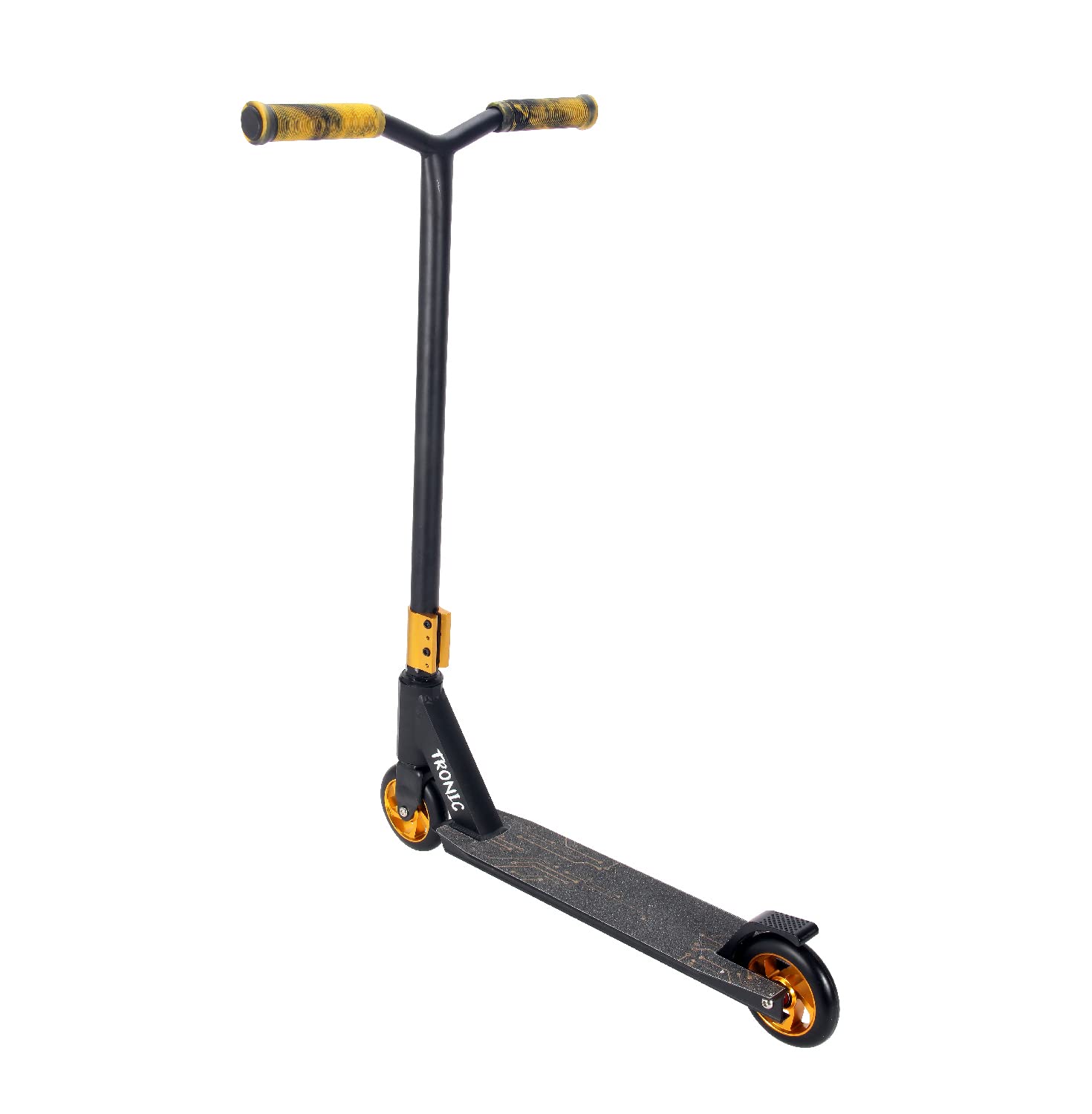 Trottinette Freestyle, Trottinette Solide avec Roues 110 mm et Guidon en Acier Ultra résistant, Trottinette acrobatique pour Skatepark avec stucture et Guidon Robuste