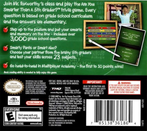 Are You Smarter Than a 5th Grader? - Nintendo DS image 4