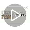 Image of Adorn India Rio Highback L Shape 6 Seater Sofa Set (Right Hand Side) (Beige) (3 Year Warranty)