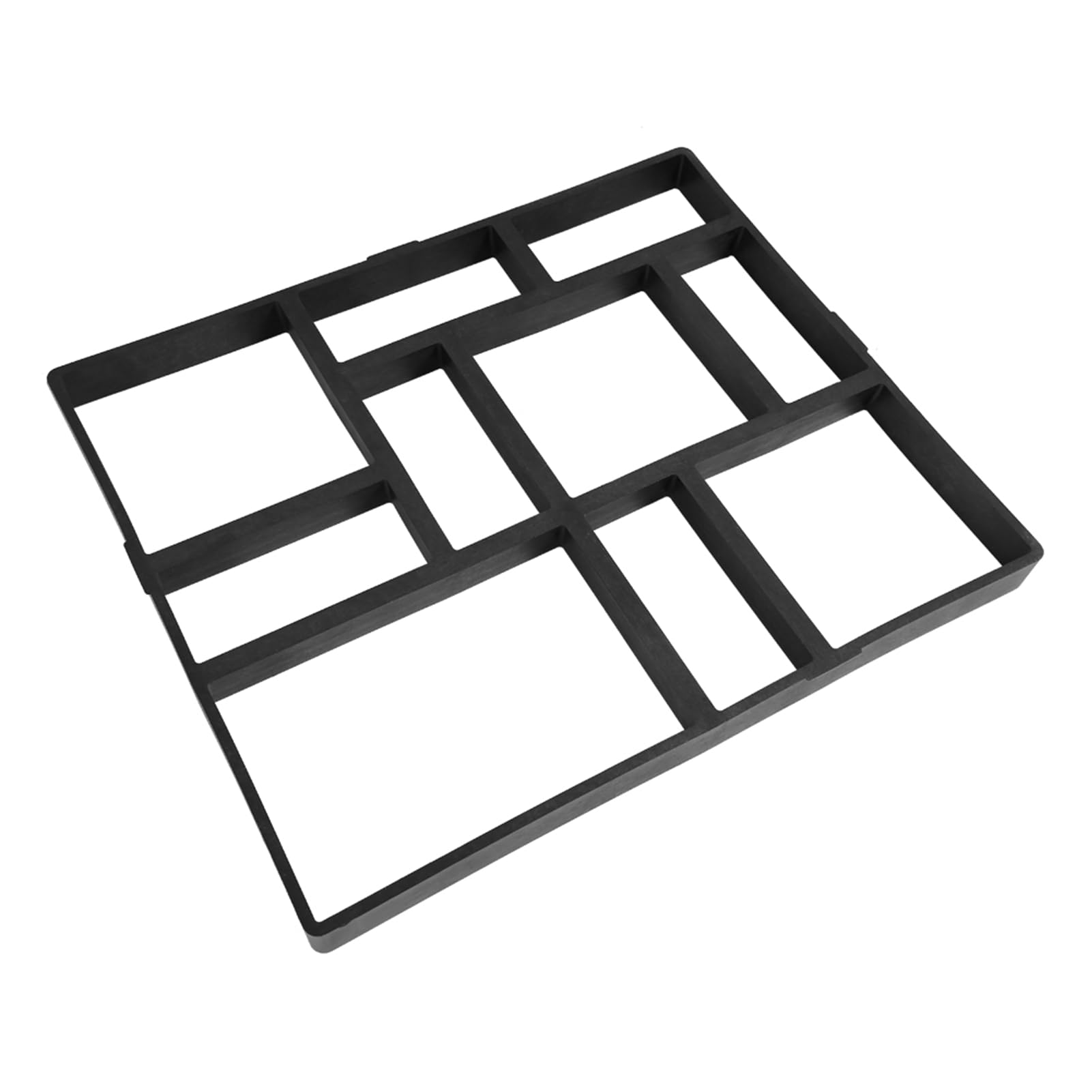 60 x 50 cm - Molde para hormigón, 10 rejillas para suelos, moldes para bricolaje, lastricado, moldes de piedra reutilizables, de plástico, para hacer caminatas, patios