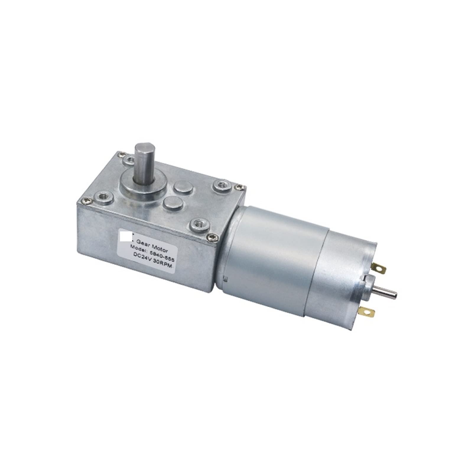 Mini-Motor mit großem Drehmoment 12 V 24 DC-Turbinenschnecken-Stirnradgetriebemotor Leistungsstarke Getriebemotoren: 80 U/min, Spannung: V)(12v,470 rpm)
