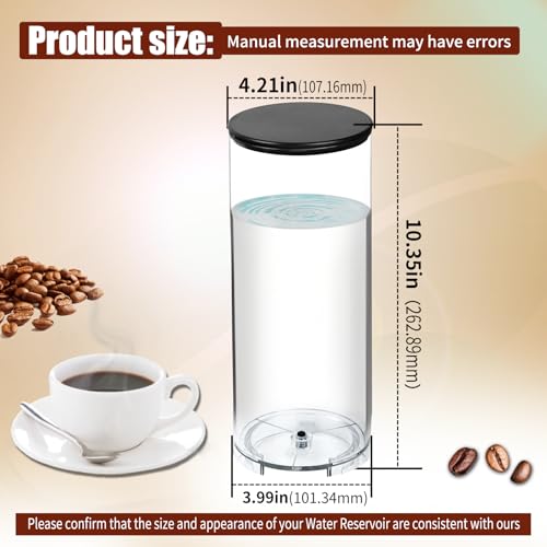 MS-624268 Espresso Coffee Machine Water Tank Compatible with Krups Nespresso VertuoPlus XN900840 XN900T40 Espresso Coffee Machine Reservoir/container.60 oz Water canister/bottle Replacement Parts - Thumbnail 4