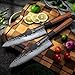 FAMCÜTE 8 Inch Japanese Knife, Hand Forged 5 Layers High Carbon 9CR18MOV Steel Rosewood Handle Chef Knife, Ultra Sharp Durable Professional Kitchen Knife, A Thoughtful Birthday Gifts for Mom/Dad