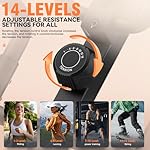 ANCHEER Elliptical Machine,Elliptical Training Machines with Quiet Magnetic Drive,Elliptical Trainer for Home with 14 Resistance Levels, Pulse Rate Monitor, LCD Monitor, Max 400Lbs - Image 3