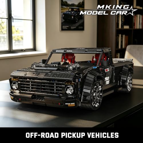 Mould King 13082 Pickup Truck Block Kits Model, MOC Bui...