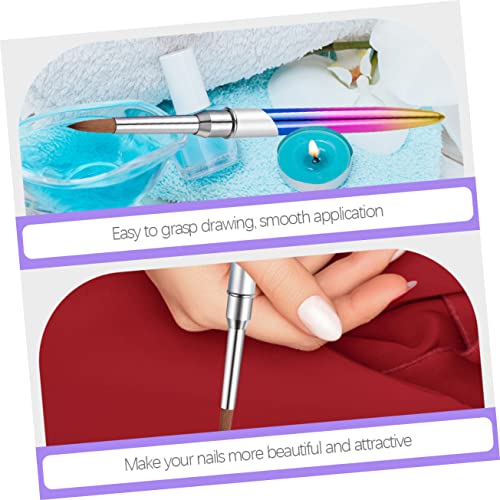 HONMEET Caneta Para Escultura De Unhas 2 Peças Acessórios Para Arte De Unhas Gel Para Unhas Pincéis