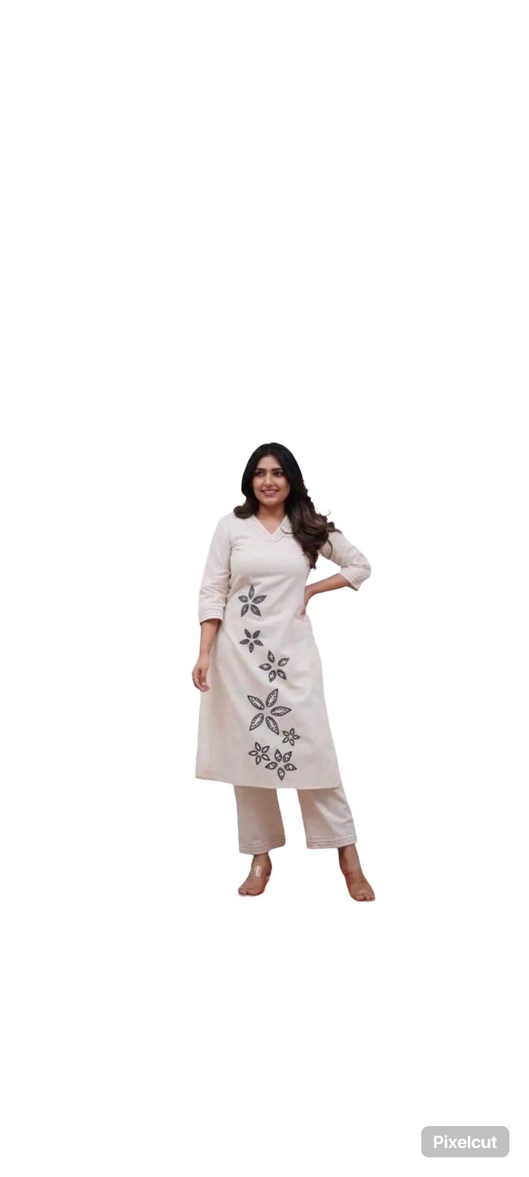 Women Cotton Floral Co-Ord Set (IN, Alpha, 2XL, Regular)