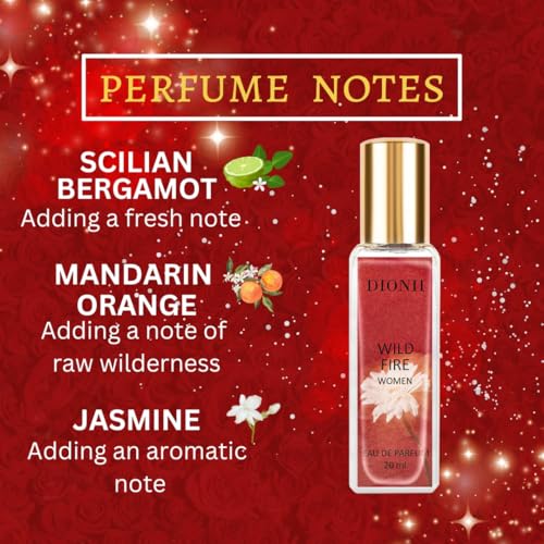Image of Dionii Eau De Parfum Gift Set for Women | DAMSEL, WILD FIRE Perfume Set | Long Lasting Fragrance (2 x 20ml Each)