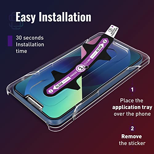 Defenslim Iphone 13/13 Pro Screen Protector [2-Pack] With Easy Auto-Align Install Kit - Tempered Glass For Iphone 13, 13 Pro (6,1") - New Glass With Your Next Phone #TOP1