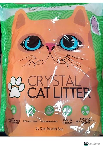 Pawsitiv Premium Silica Crystal Gel Litter for Cat - 8L Baby Powder