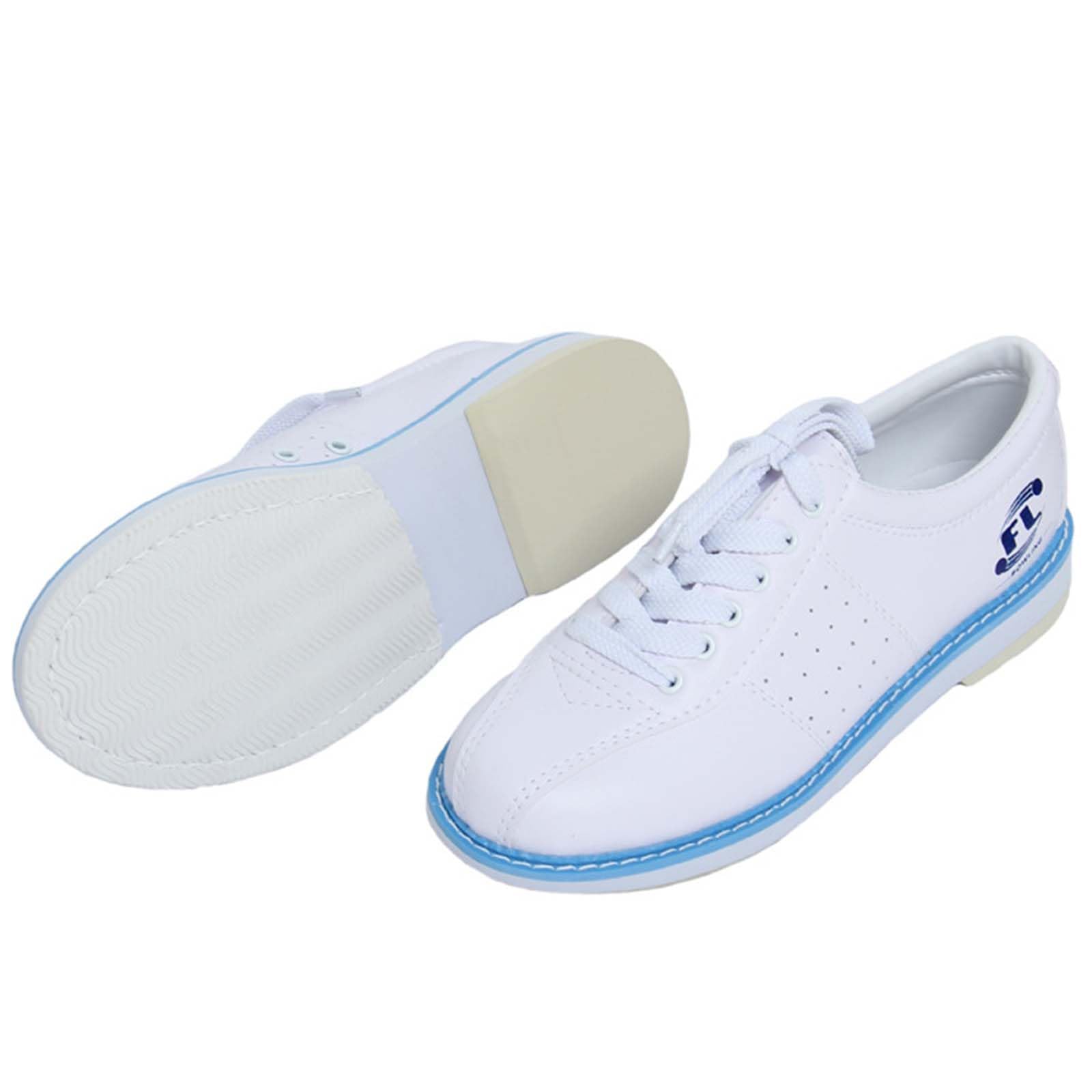 Scarpe da Bowling da Uomo in Pelle Scarpe da Bowling comode con Lacci e Antiscivolo