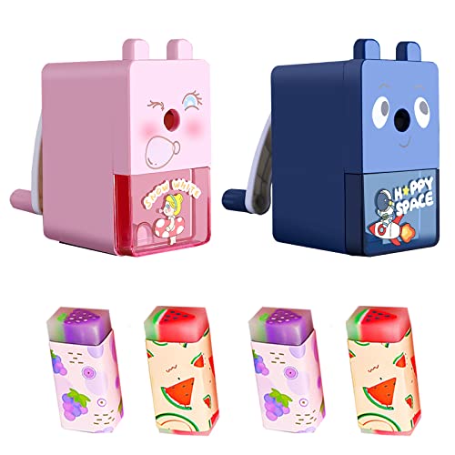 YouYuer 2PCS Temperino da Scrivania,Temperamatite