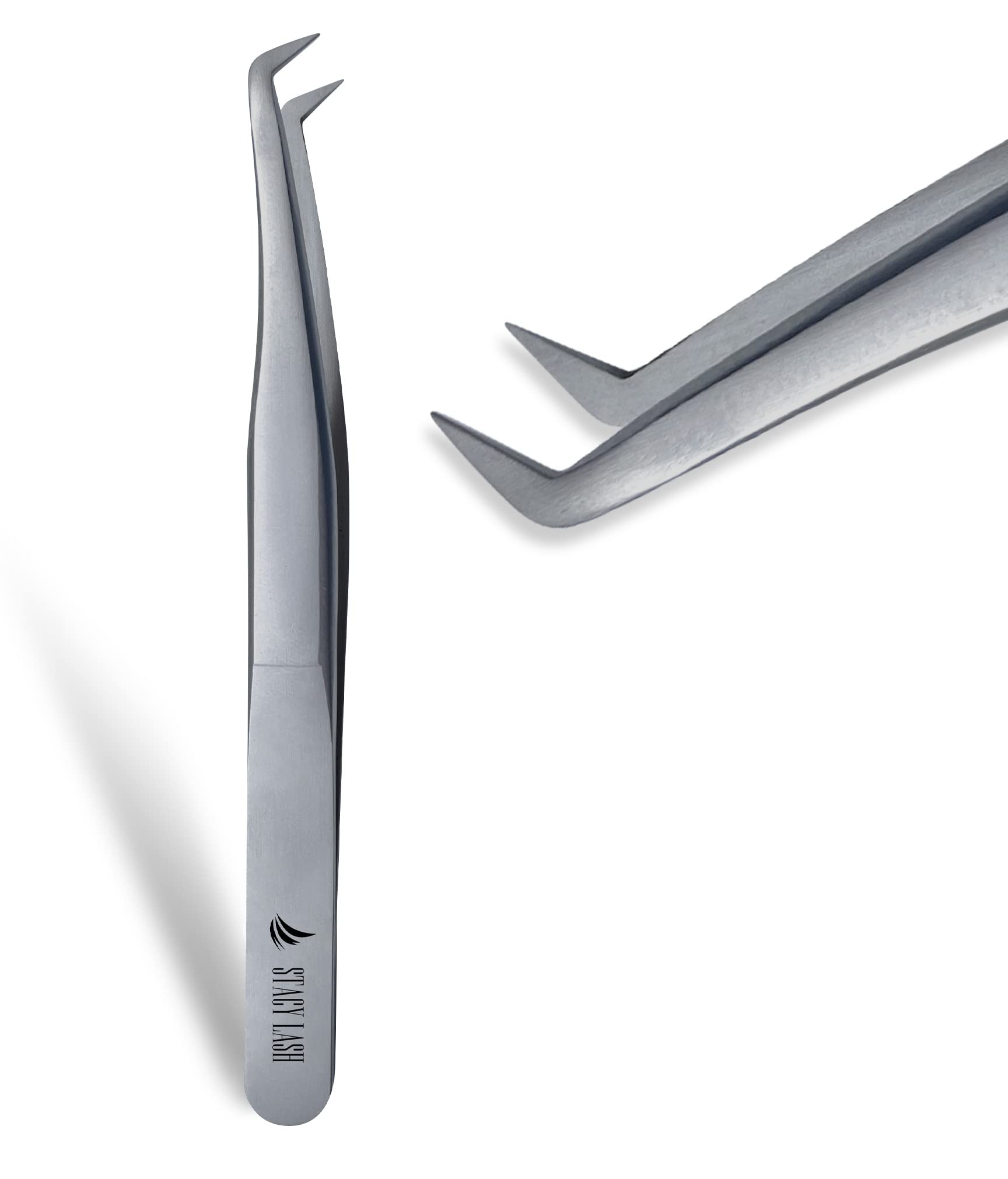 Pince pour cils Stacy Lash STL-9 évite la fatigue de la main lors des poses d'extensions volume