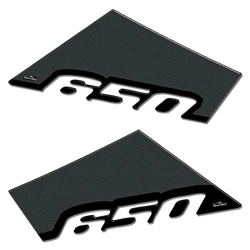 Resin Bike Motorcycle 3D Stickers Compatible with Suzuki V-Strom 650 XT ABS 2017-2021. Side Protections from Bumps and Scratches. Motorcycle Pair of Resin Stickers – Made in Italy