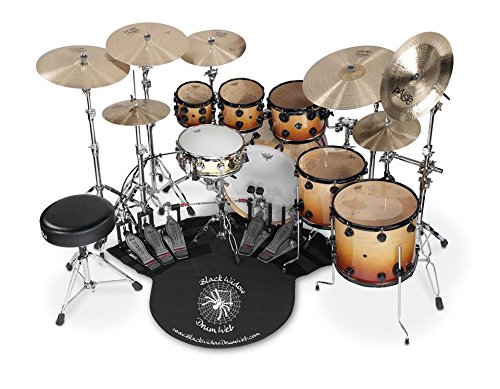 Black Widow Drum Web Anchoring Drum Mat, The Ultimate Drum Mat #TOP4