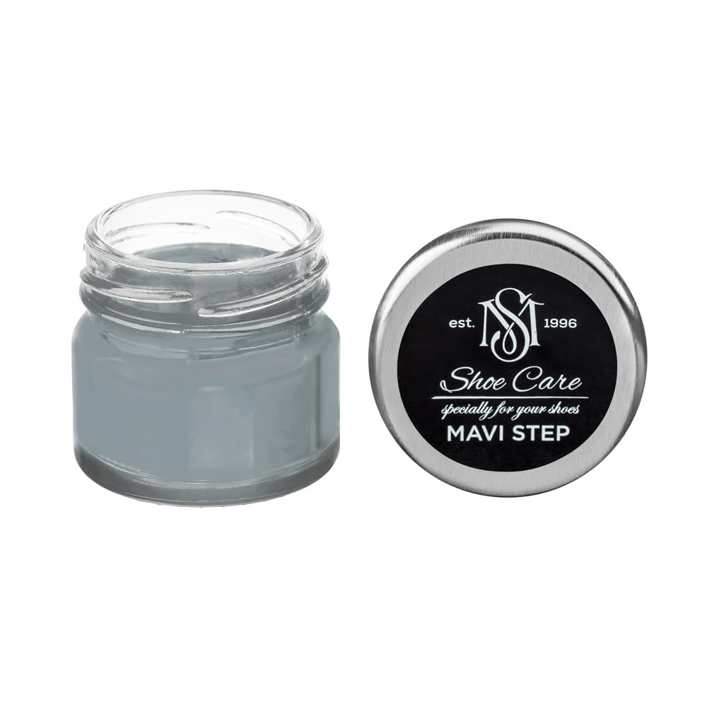 Crème Daim & Nubuck MAVI STEP pour restaurer vos souliers gris ardoise