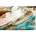 NaSoPerfect Silk Feeling Scarf Large Satin Headscarf Fashion Lotus Leaf Pattern Wrap Neck Scarves for Women White