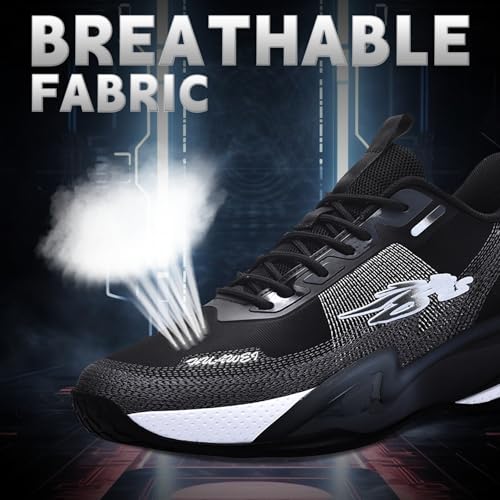 CJSPORX Men Basketball Shoes Non Slip Breathable Outdoor Fashion Sneakers3