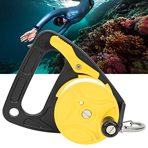 Moulinet de plongée jaune roue de bobine ligne de plongée corde PP 150 pieds - 4