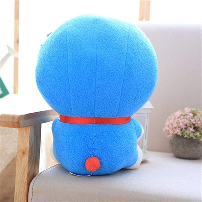 Image of Blue Cartoon Cat Plush Soft Toy 30 cm for Kids, Girls & Boys | Ultra Soft Stuffed Character Plush Doll | Huggable Plush Toy for Birthday Gift, Home & Bedroom Decor