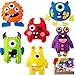WATINC 6 Monster Sewing Kit Nähsets für Kinder Jungle Animal Filz Nähzeug Wild Tier Anfänger Nähpaket Kreative Indoor Aktivität der Schüler DIY Art Craft Geschenk für Jungen Mädchen