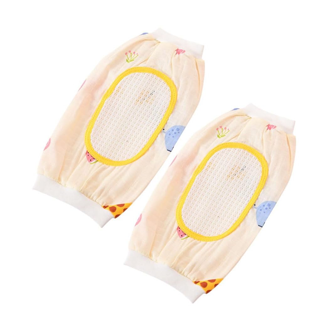 YILKAL 2点セット腕カバー ベビー 授乳用 赤ちゃん授乳 アームカバー 授乳用 腕まくら 通気性 吸水性 吸湿 お食事 ベビー授乳枕 メッシュ授乳用品 柔らかい 肌に優しい 水洗可能 新生児 赤ちゃん 暑さ対策 冷房対策 冷感 涼しい クール 出産祝い (子鹿)