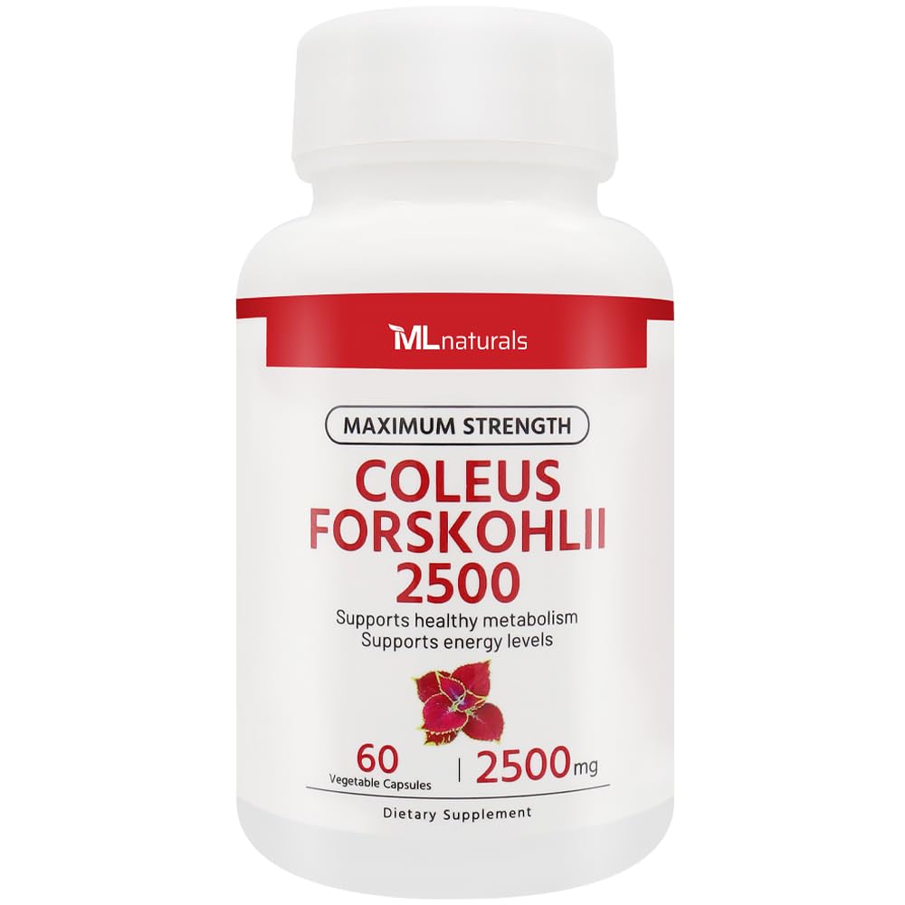 Coleus Forskohlii 2500 mg 60 Vegetable Capsules.