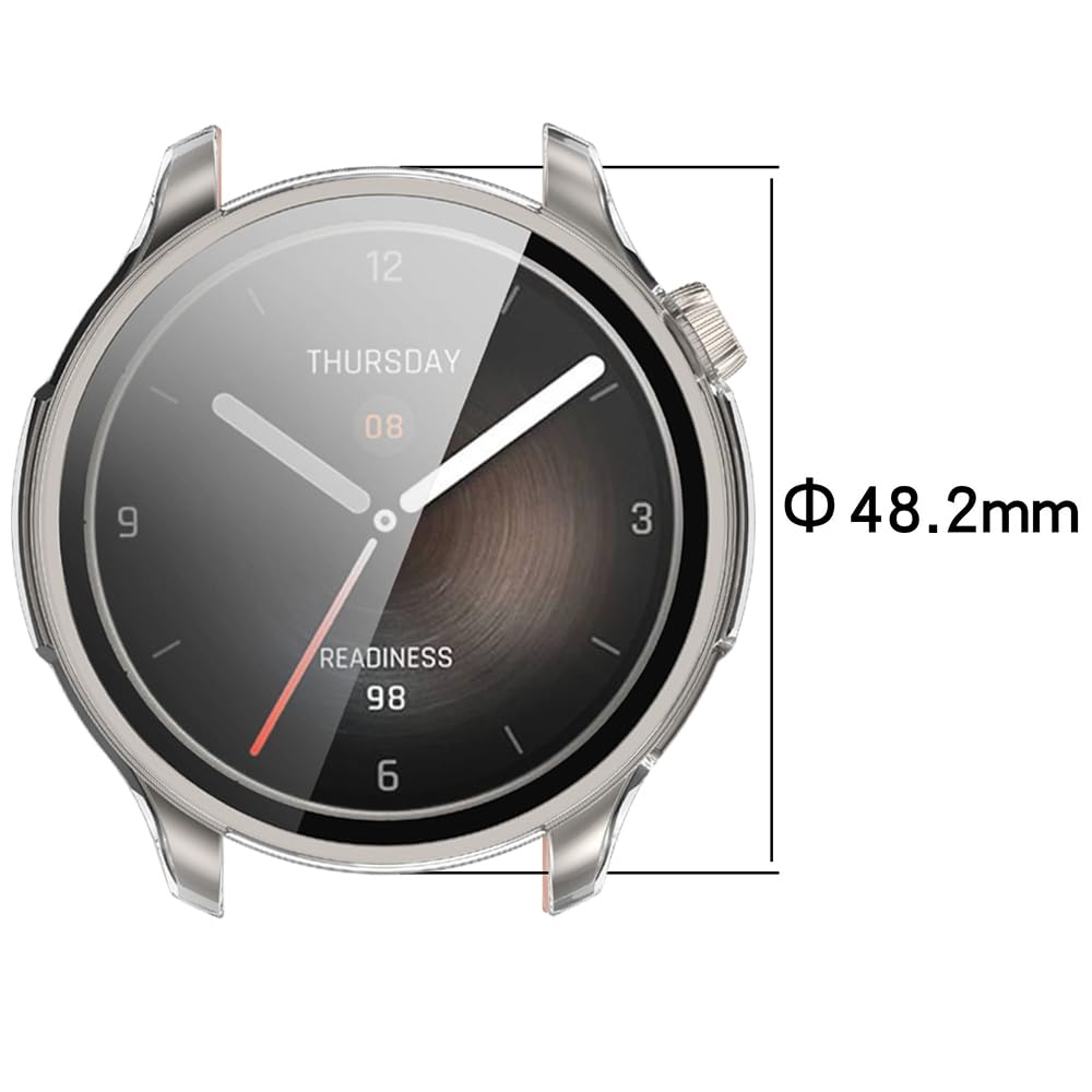 Coque Protection Amazfit Balance - Anti-Choc + Verre Trempé - Noir