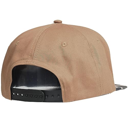 Image of EDTREK Performance Outdoorsman Snapback Truck Hat with Flat Brim - Unique Animal Embroidery