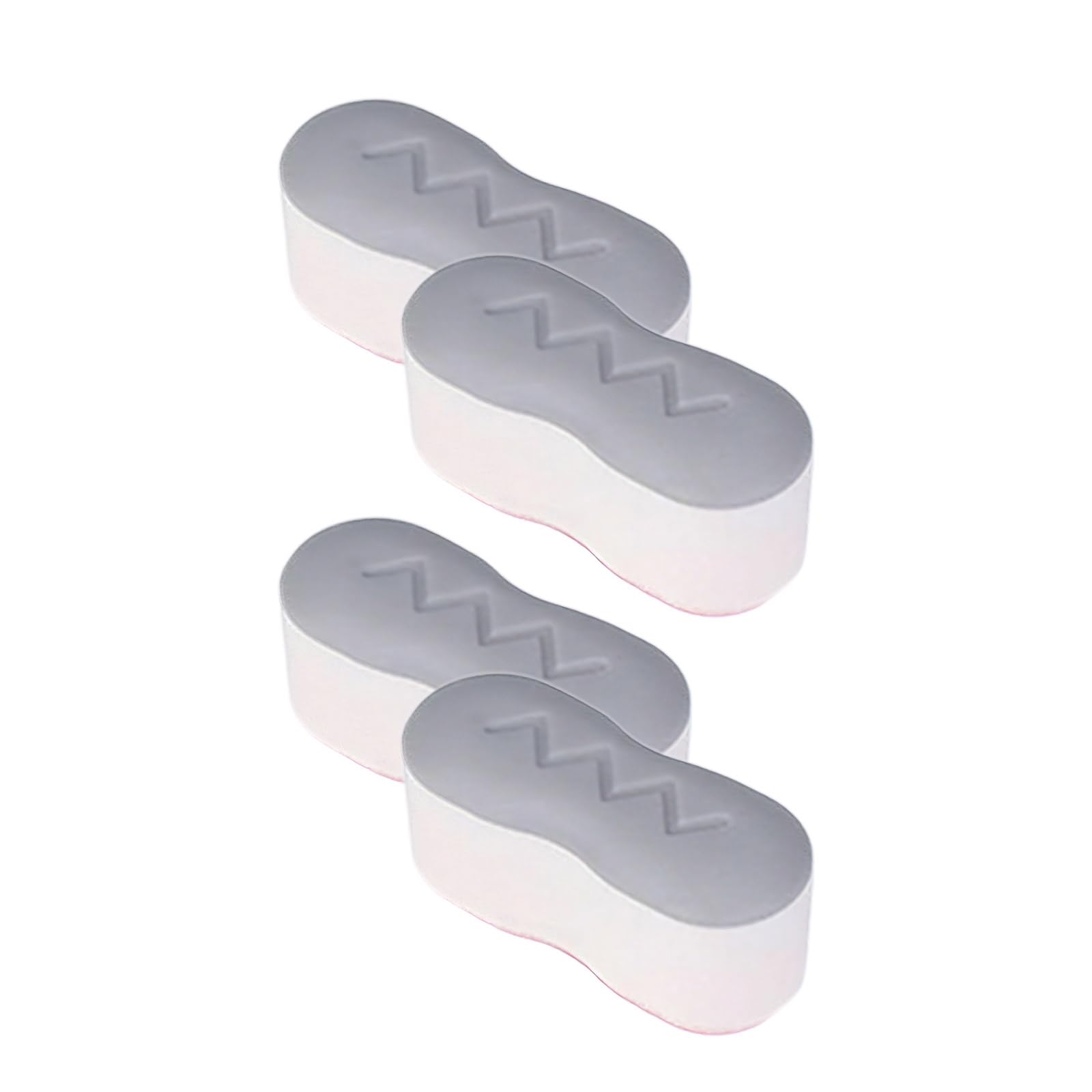 Qusinfc MultiUse Toilet Seat Pad Set of 4 NonSlip Seat Grippers Selfadhesive Toilet Bumpers for Bathroom Stabilizers