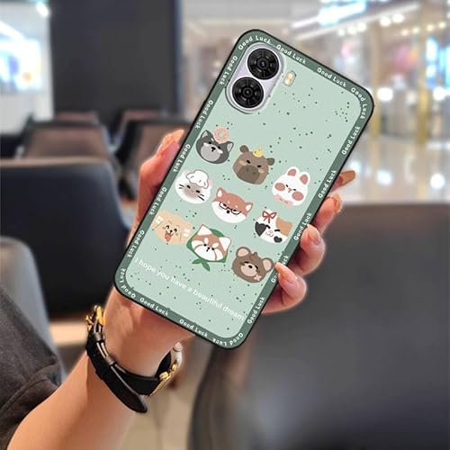 Phone Case Compatible with ZTE Nubia S2/A504ZT, Shockproof Phone Pouch Protective Design Anti-knock Cartoon Silicone Dirt-resist