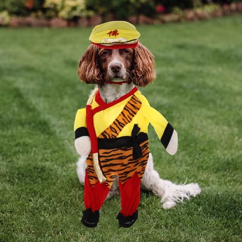 Disfraz Sun Wukong para perro pequeño multifuncional miniatura 4