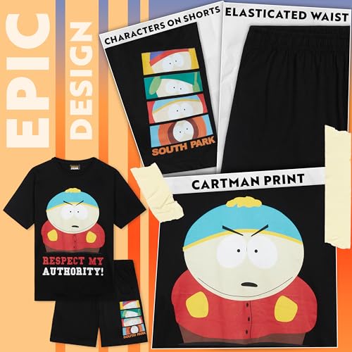 South Park Pajama Set for Men Short Lounge Set PJs Comfy Sleepwear Funny Gifts4