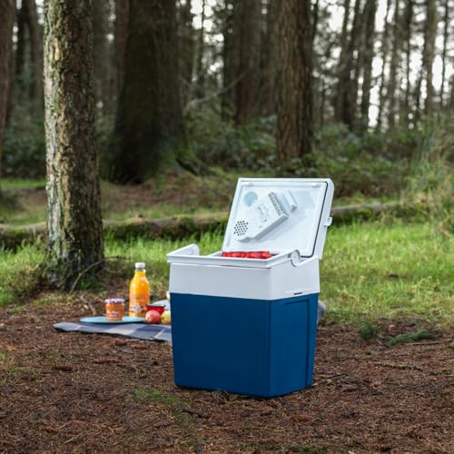 Mobicool ME27 elektrische Kühlbox, 26 Liter, Mini-Kühlschrank 12/230V für Auto, Freizeit und Camping