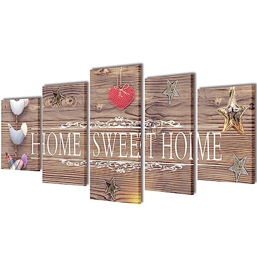 Toile Home Sweet Home 100 x 50 cm pour créer un cocon familial unique
