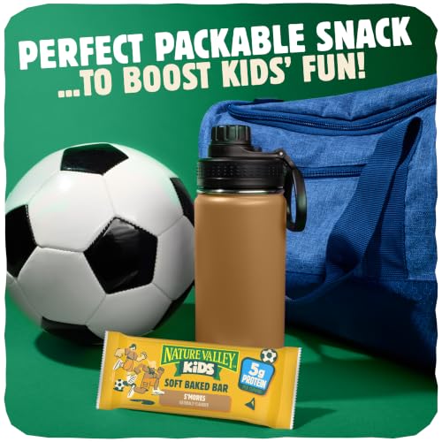 Nature Valley S'Mores Soft Baked Kids Bar, Protein, 5 ct, 6.75 oz - image 6