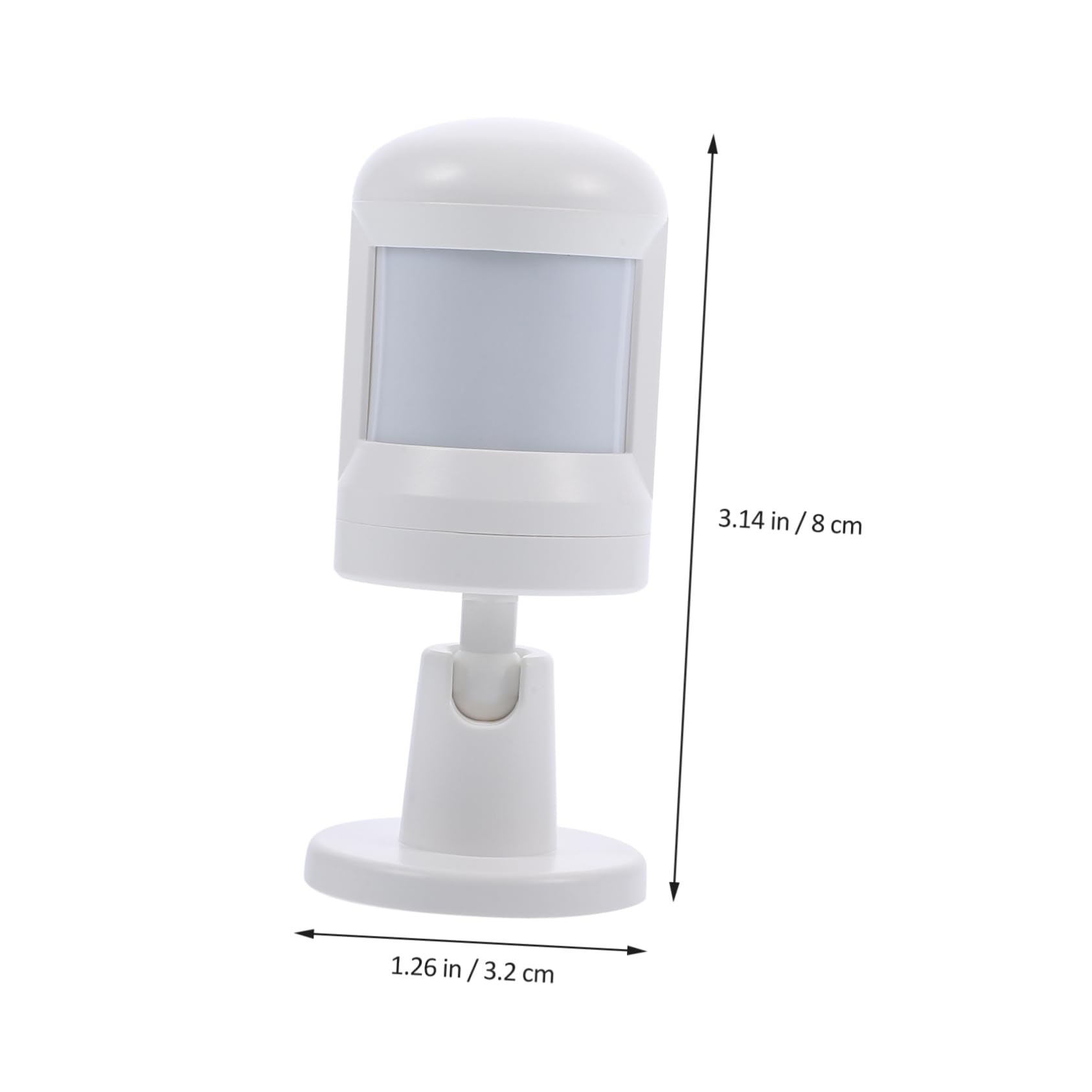 HOMSFOU Rilevatore di Movimento Pir Wireless Bianco, Notifiche All’app, Compensazione Digitale della Temperatura per Casa