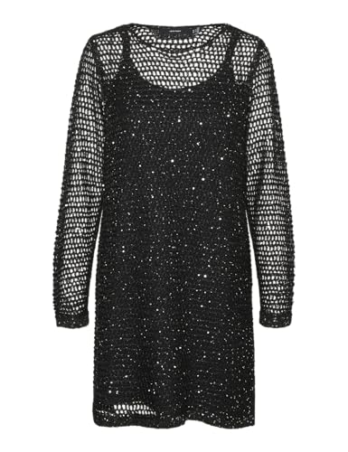 Robe courte à col rond Vero Moda Vmleilani mini robe femme
