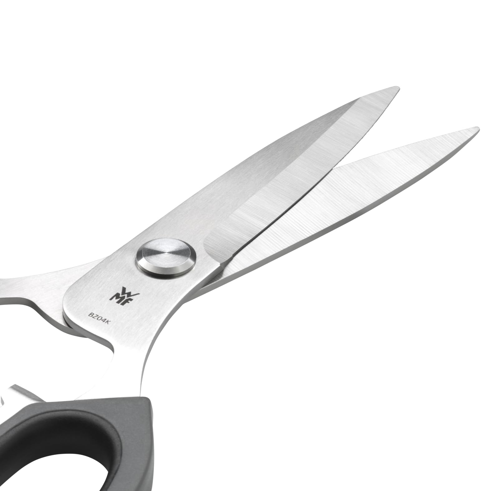 WMF Forbici da cucina 23 cm, acciaio inossidabile Cromargan, manico in plastica, forbici universali con apribottiglie e sollevatore di lattine, Grigio scuro
