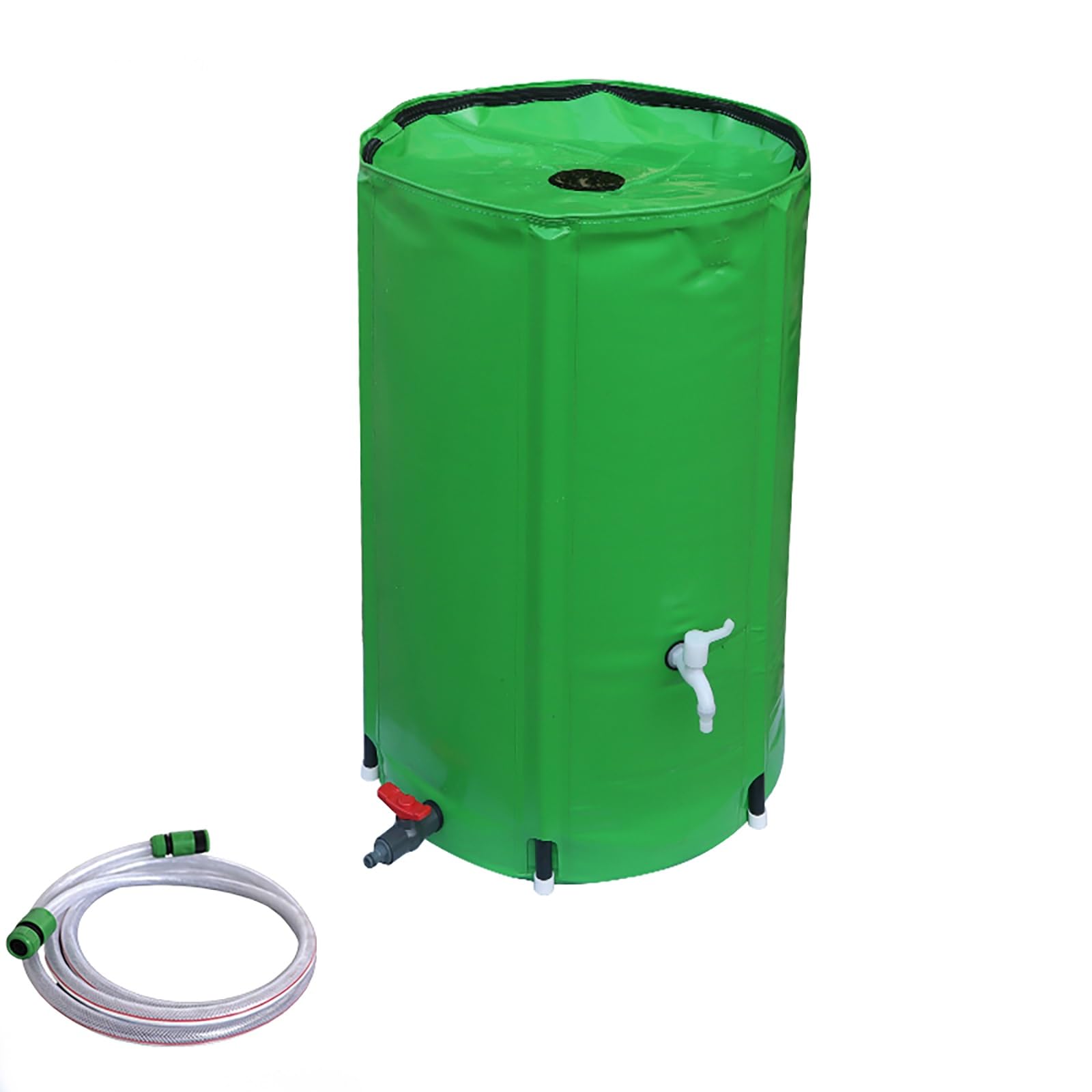Depósito portátil de recolección de agua de lluvia con grifo de 50 l y 1000 L de capacidad, plegable, ideal para la conservación del agua ecológica