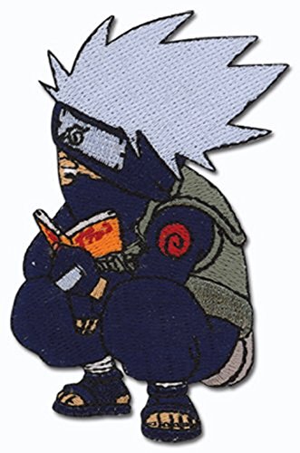 Naruto: Chibi Kakashi Reading Book Anime Patch