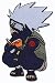 Naruto: Chibi Kakashi Reading Book Anime Patch